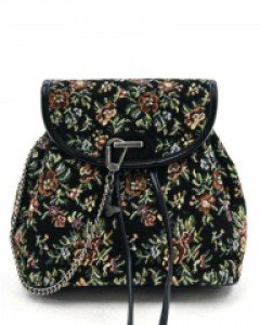 [NF] CHAIN FLOWER BUCKET BACKPACK (BLK)_F21QF004