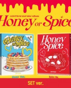 [LIGHTSUM] 2nd Mini Album [Honey or Spice] Honey Ver. + Spice Ver.