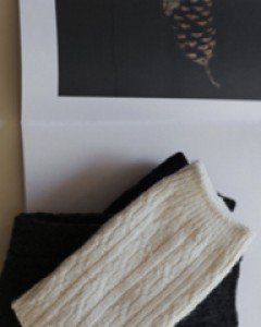 cable wool socks