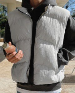 YKK zipper Helberg Wellon Padded vest F size(95 to 105)